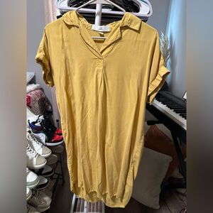 Mustard colored dress